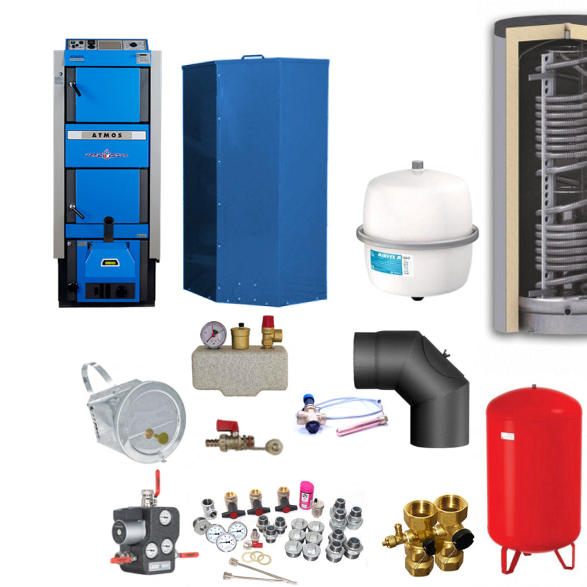 Atmos DC30GSP Kombi-Pelletkessel/Holzvergaser 30kW Komplettset 4 | klimaworld.com