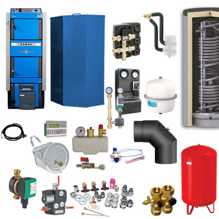 Atmos DC25GSP Kombi-Pelletkessel/Holzvergaser 25kW Komplettset 5 | klimaworld.com