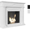 Kratki Biokamin December inkl. MDF-Verkleidung in weiß oder schwarz