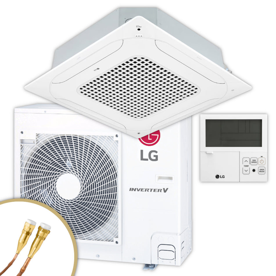 LG Split Klimaanlage 4-Wege-Deckenkassetten-Set CT24F | 6,8 kW | Quick-Connect