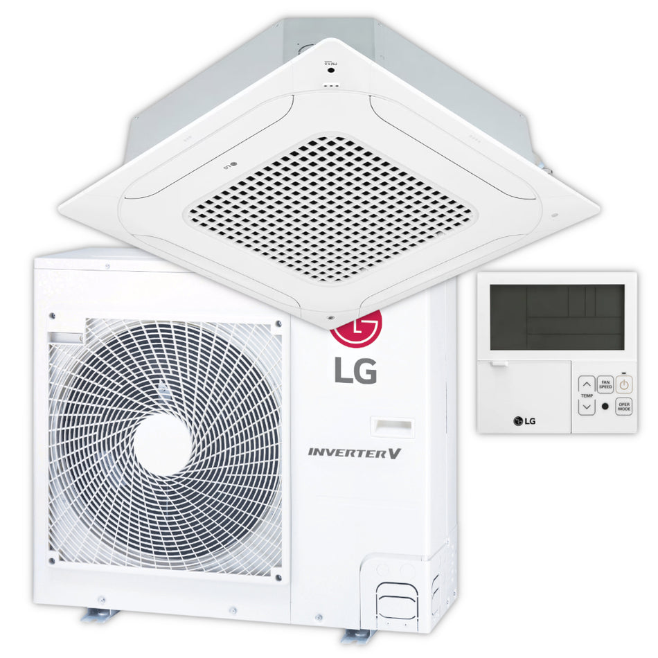 LG Split Klimaanlage 4-Wege-Deckenkassetten-Set CT24F | 6,8 kW