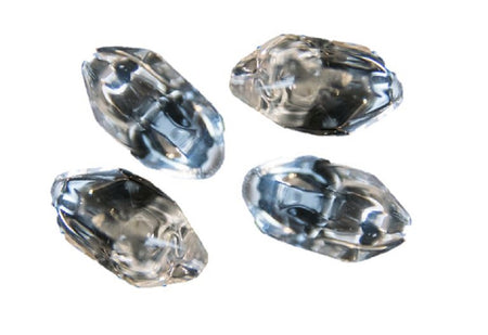 Kratki dekorative Steine transparent für Biokamin | 1 kg | ZFS01N