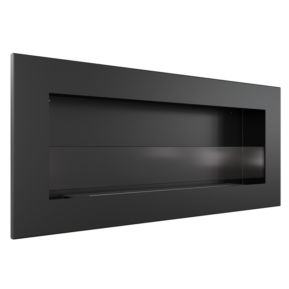Kratki Biokamin Delta 2 Slim + Glas | DELTA2/CZARNY/SLIM/PRZESZKLENIE