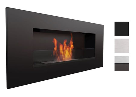 Kratki Biokamin / Wandkamin Delta 2 + Schutzglas | mit Farbwahl