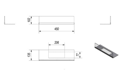 Technische Zeichnung - DELTA/SZYBA