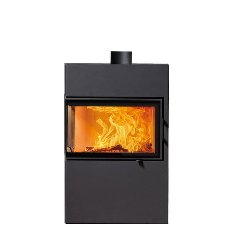 Kaminofen Austroflamm Dexter 2.0 - mit Stahlmantel - Türanschlag links