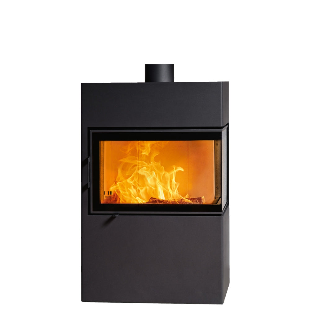 Kaminofen Austroflamm Dexter 2.0 - mit Stahlmantel - Türanschlag rechts