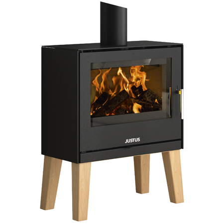 Kaminofen Dias mit Holzfüßen