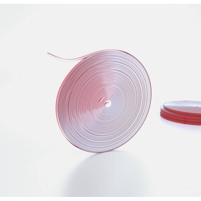 Einseitige Staubdichtlippe für Glasbodenplatten | 5,00 m