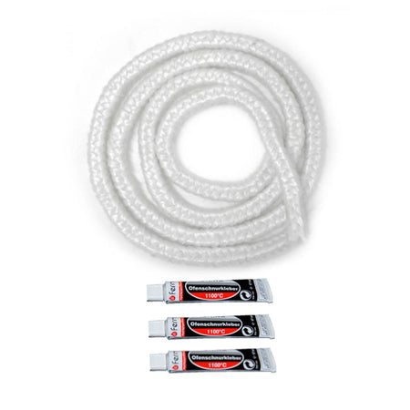 Fermit | Glasfaser Dichtschnur-Set inkl. Kleber | 5 m | Ø wählbar