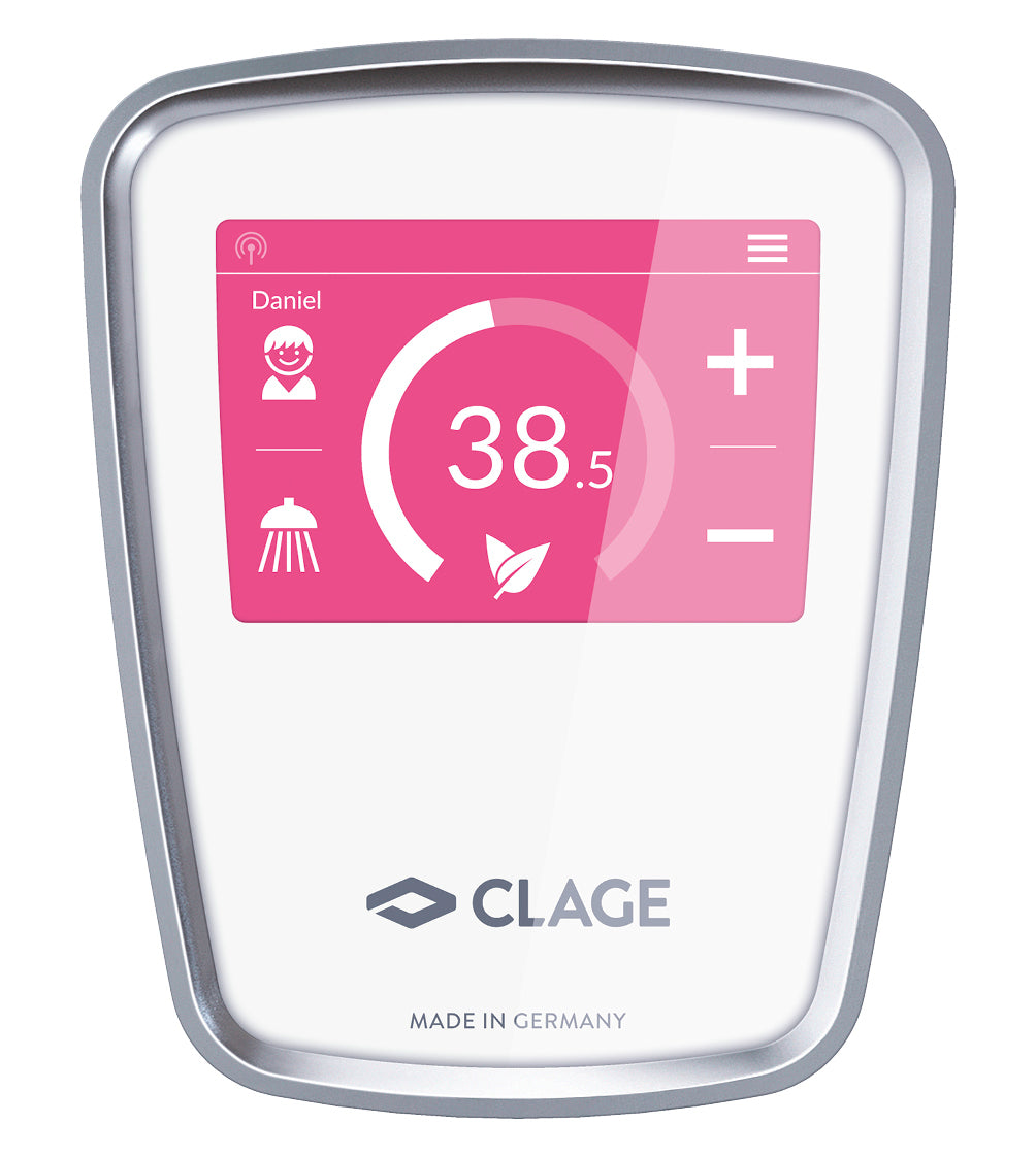 CLAGE Durchlauferhitzer DSX Touch, Display Zapfmodus | klimaworld.com