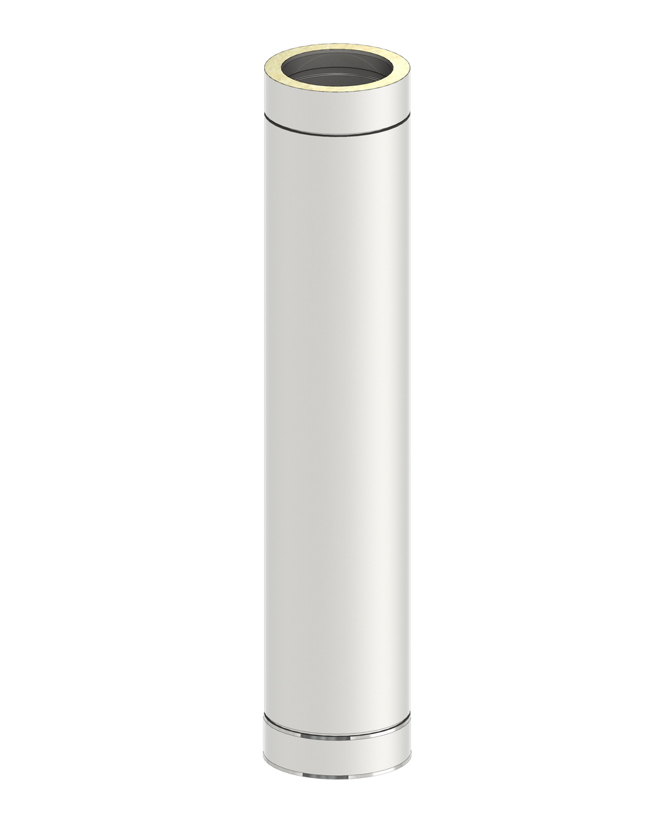 Längenelement 1000 mm für Edelstahlschornstein Jeremias 