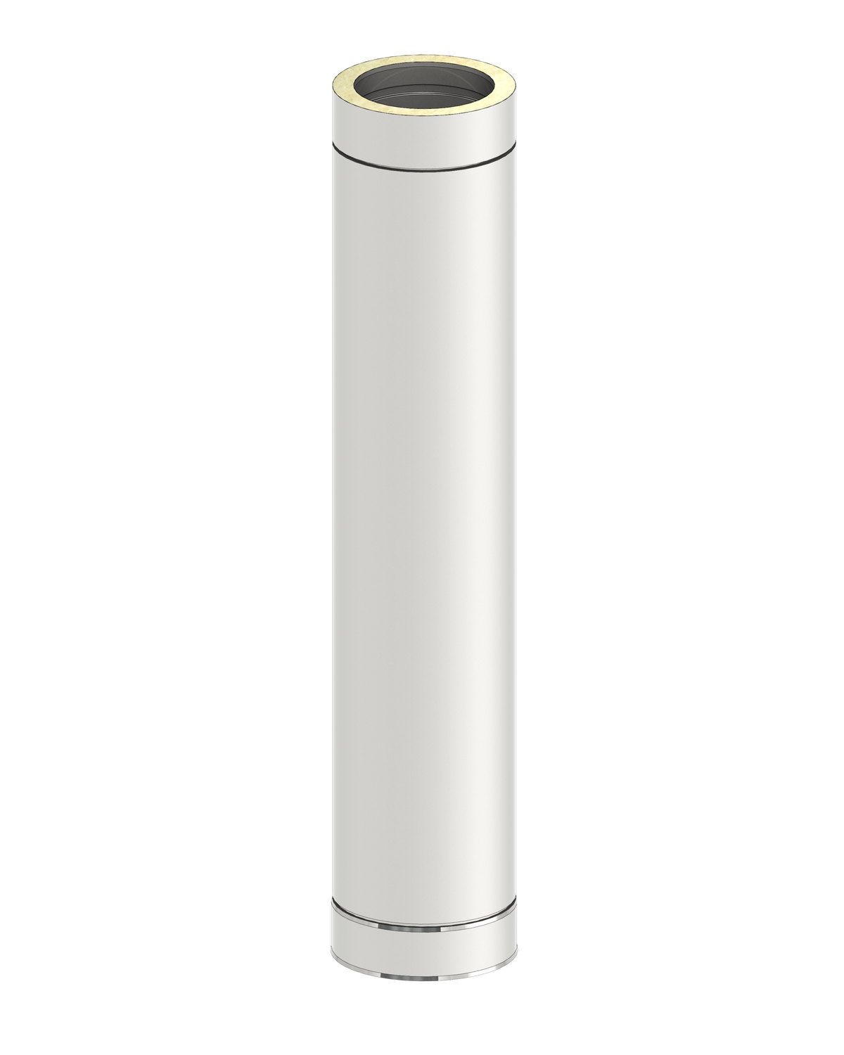 Längenelement 1000 mm für Edelstahlschornstein Jeremias 