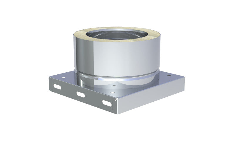 Jeremias doppelwandige Schornsteingrundplatte geschlossen | Ø 200 mm