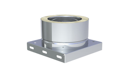 Jeremias doppelwandige Schornsteingrundplatte geschlossen