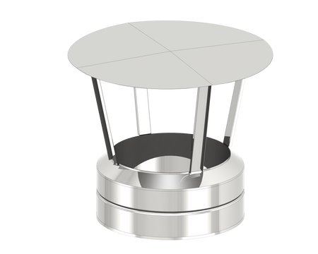 Regenhaube mit Mündungsabschluss