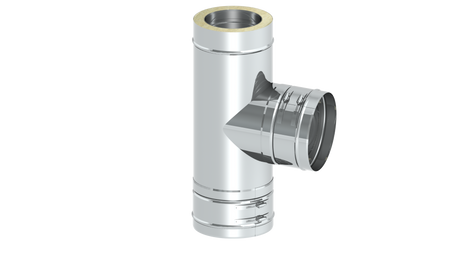 T-Anschluss 90° mit Wassernase