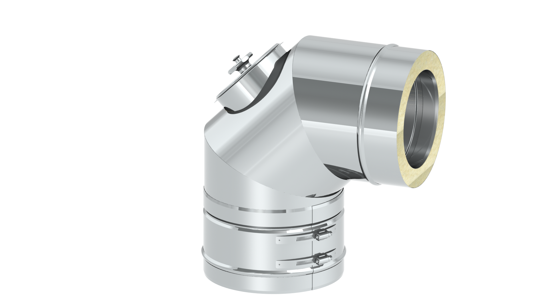 Reinigungswinkel 90° mit Deckel Öl und Gas
