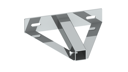 Wandteil von DW20 verstellbar für Wandhalter ab 250 mm