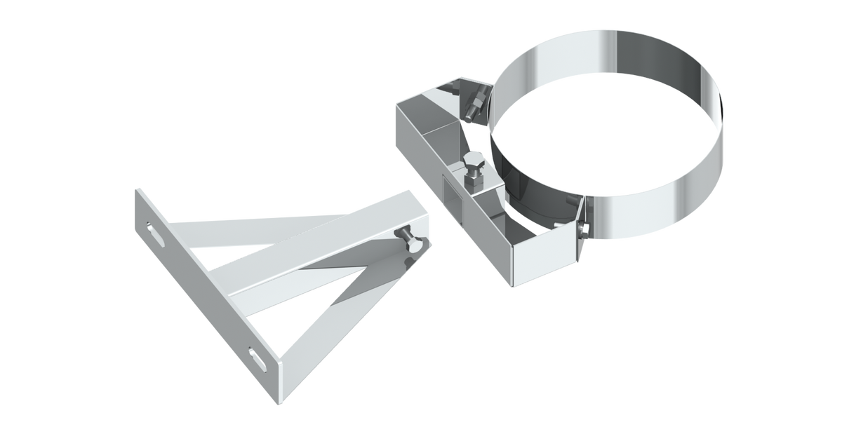 Jeremias Wandabstandshalter starr(Kopf-/Wandteil) ab 250 mm | Ø 115 mm