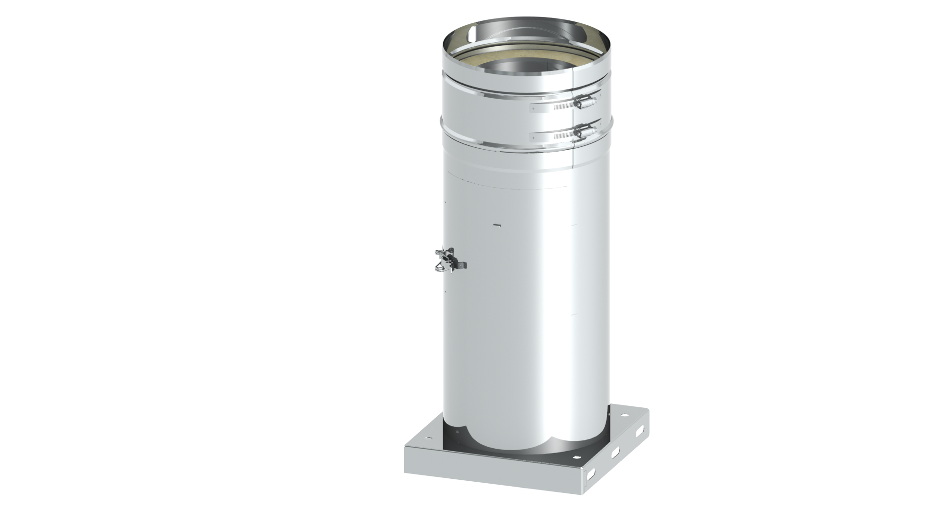 Reinigungselement Design Plus mit integrierter Grundplatte und Kondensatablauf unten (nur für Innenbereich)