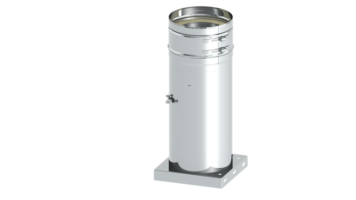 Reinigungselement Design Plus mit integrierter Grundplatte und Kondensatablauf unten (nur für Innenbereich)