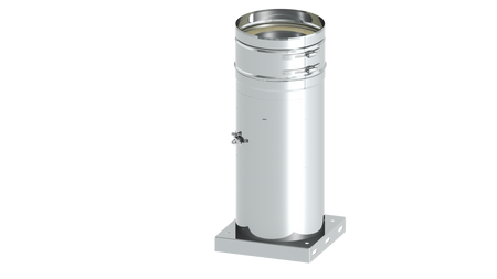 Reinigungselement Design Plus mit integrierter Grundplatte und Kondensatablauf unten (nur für Innenbereich)