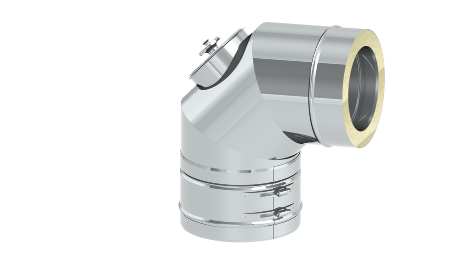 Reinigungswinkel 87° mit Deckel Öl und Gas