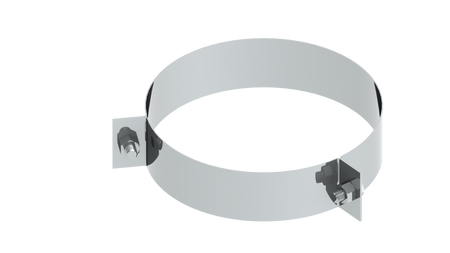 2-Punkt-Abspannschelle für Edelstahlschornstein