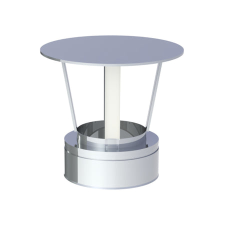 Jeremias Regenhaube für Schornsteinsysteme | Edelstahl | Ø 130 mm 