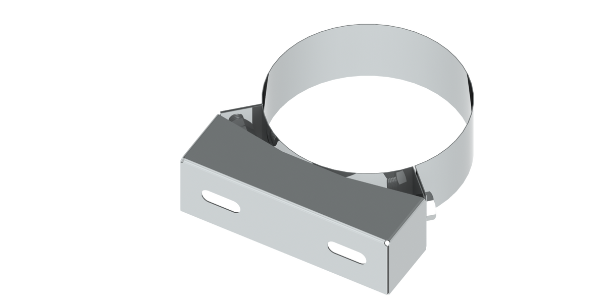 Wandabstandshalter starr 50 mm für Edelstahlschornsteine 