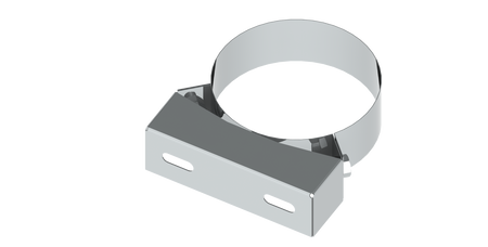 Wandabstandshalter starr 50 mm für Edelstahlschornsteine 