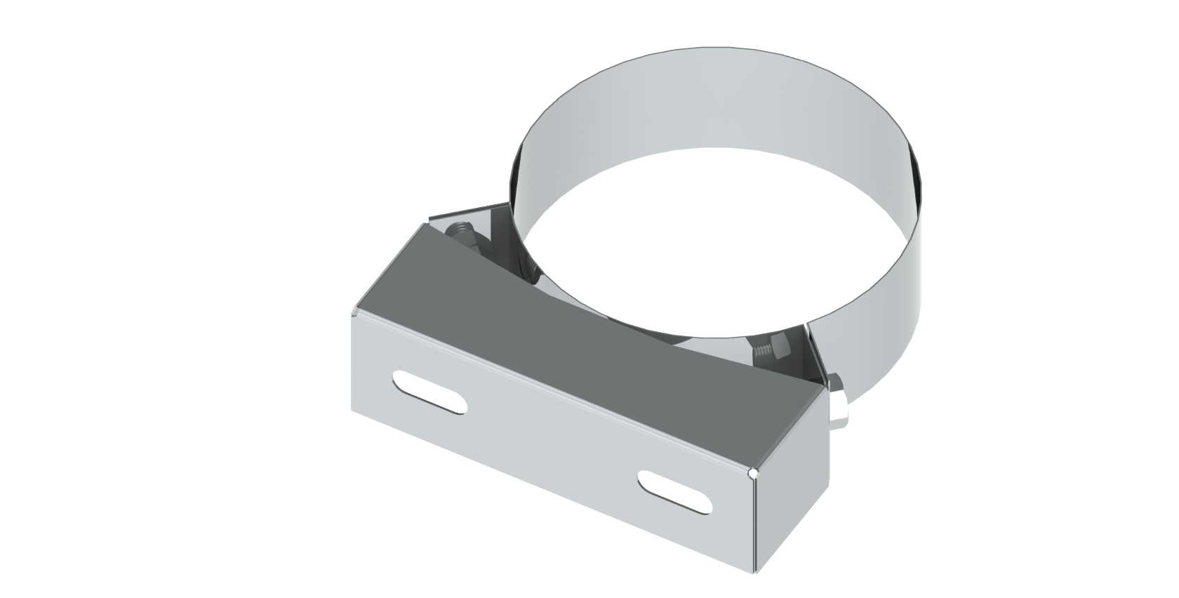 Wandabstandshalter starr 50 mm für Edelstahlschornsteine 