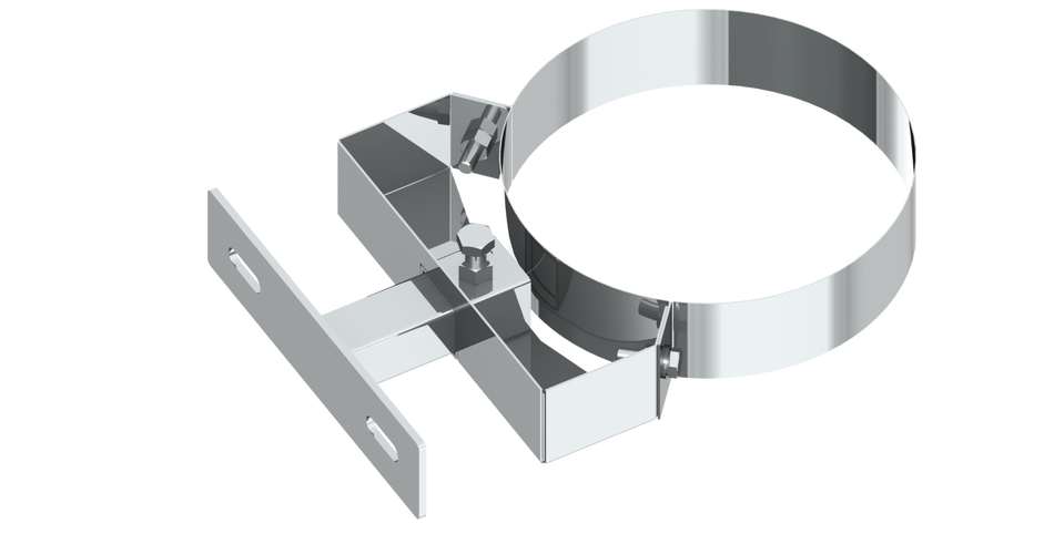 Wandabstandshalter verstellbar 50 - 150 mm für Edelstahlschornsteinsysteme