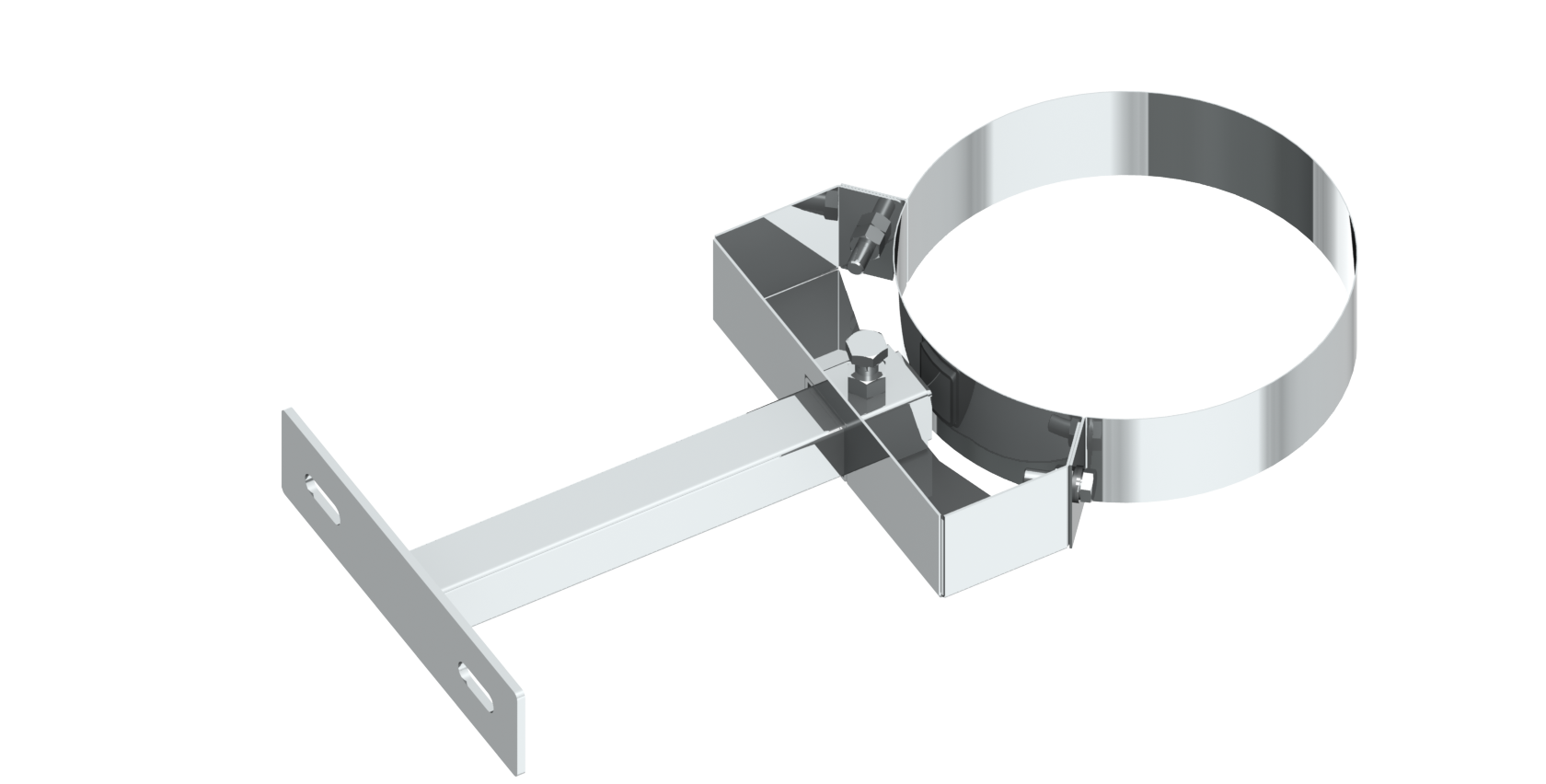 Wandabstandshalter verstellbar 150 - 250 mm für Edelstahlschornsteinsysteme