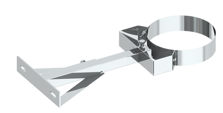 Wandabstandshalter verstellbar 250 - 360 mm mit Gelenk für Edelstahlschornsteinsysteme