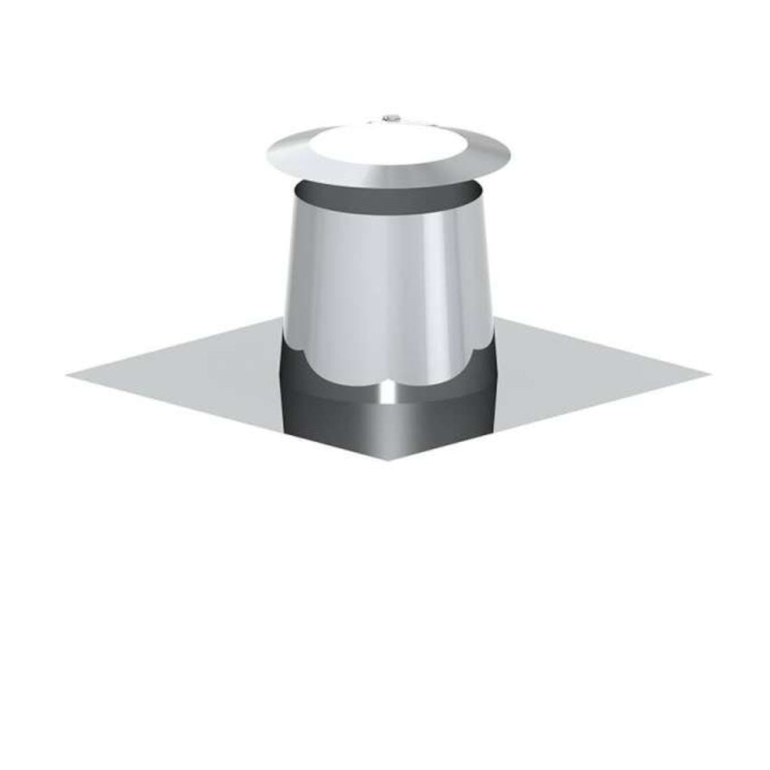 Flachdachdurchführung Edelstahl