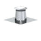 #Jeremias Flachdachdurchführung Edelstahl 0°+Wetterkragen | Ø 150 mm