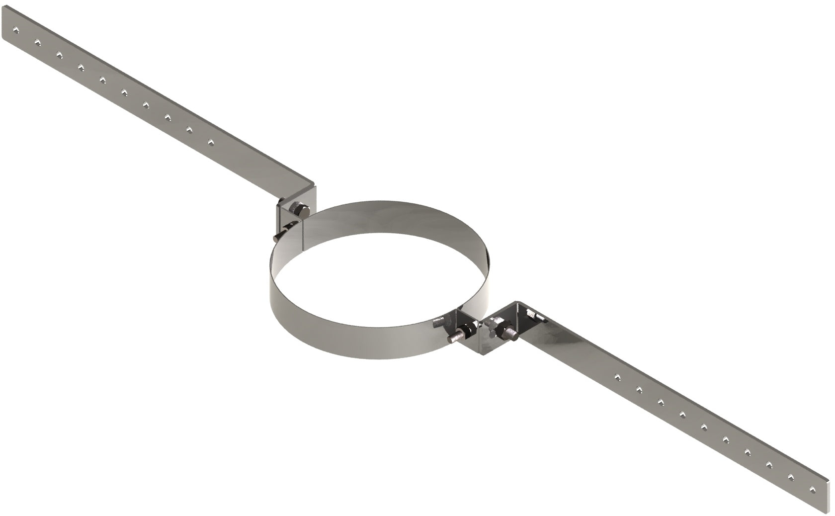 Sparrenhalterung light für Edelstahlschornsteine mit Dachdurchführung Jeremias