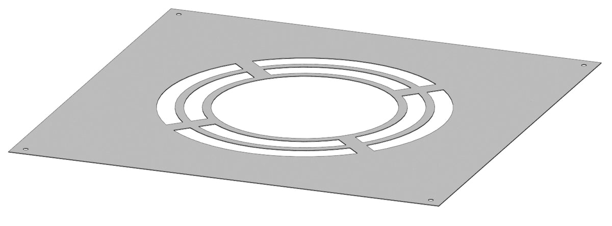 Deckenblende 0° einteilig für Hinterlüftung