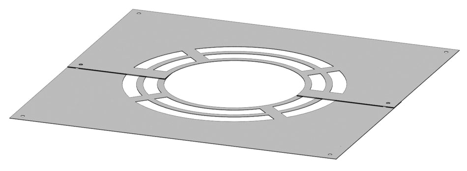 Deckenblende 0° zweiteilig für Hinterlüftung