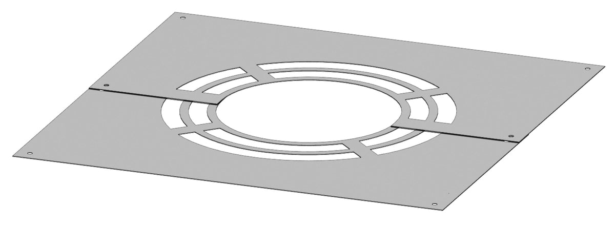 Deckenblende 0° zweiteilig für Hinterlüftung