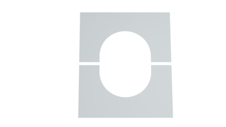 Abdeckblende 31 - 45° zweiteilig für Edelstahlschornsteine Jeremias