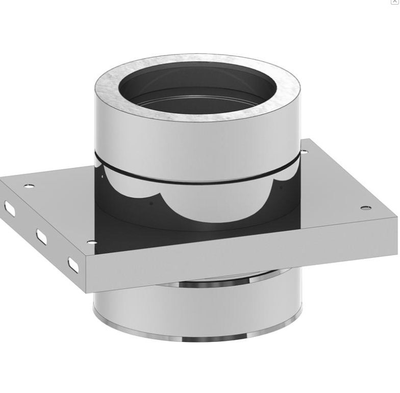 Grundplatte für Zwischenstütze 