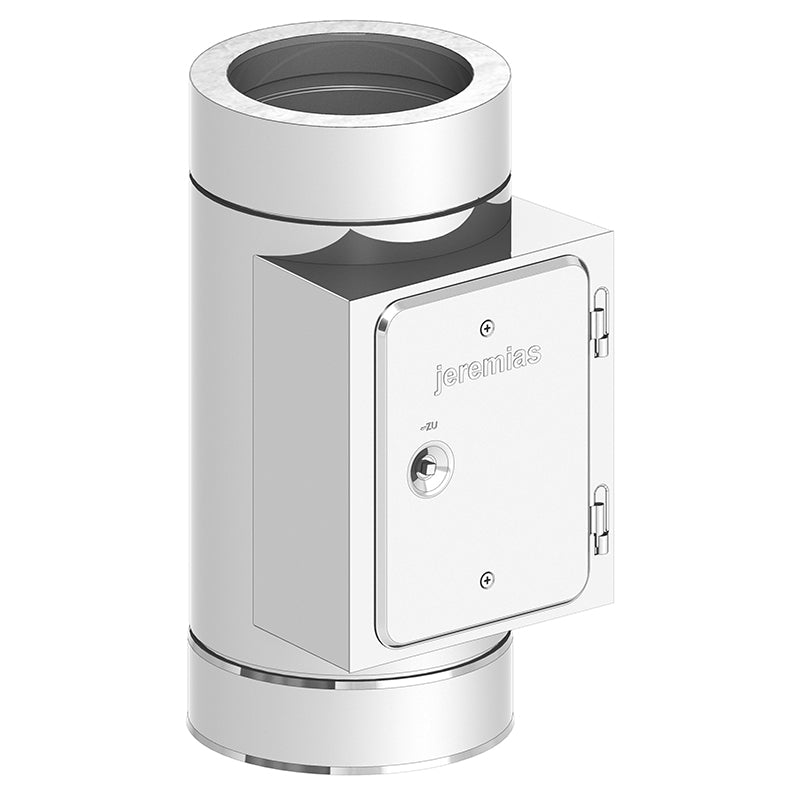 Reinigungselement Putztür (bis 600 °C) für Edelstahlschornsteine Jeremias