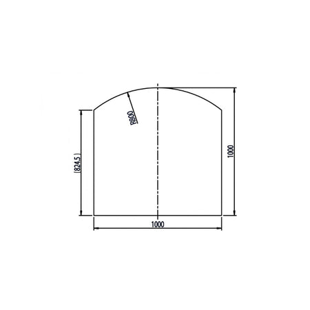 Unterlegplatte Form-E Abmaße