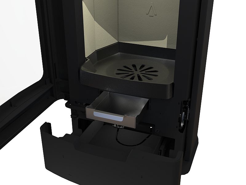 KRETZ | Kaminofen ECHEDO 1 | Stahl schwarz | 7 kW