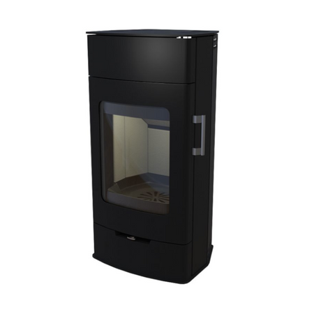 KRETZ | Kaminofen ECHEDO 1 | Stahl schwarz | 7 kW  ➔ www.klimaworld.com