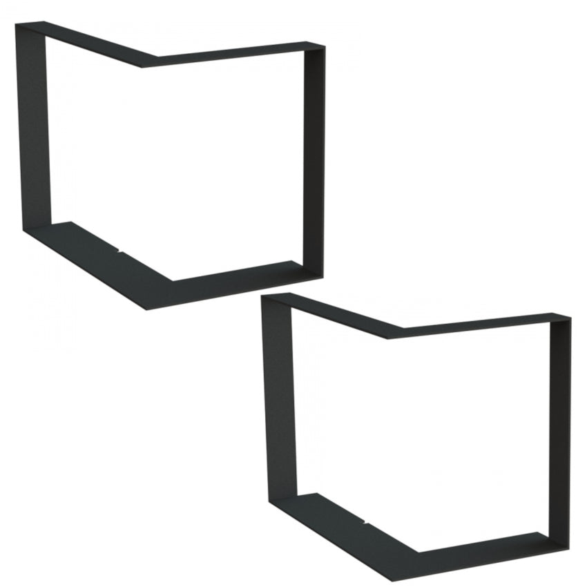 BeF Einbaurahmen Twin 7 CP-CP/CL-CL, ohne Rand, schwarz | Klimaworld.com