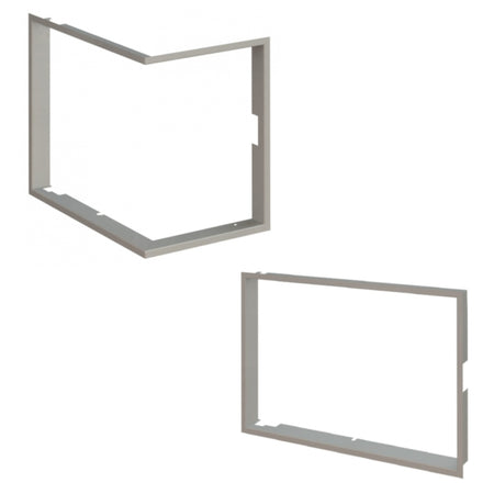 BeF Einbaurahmen Twin (V) 7 CL/CP, 60 mm. Edelstahl | Klimaworld.com